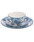 Фото #2 товара Blue Floral 12 Piece Dinnerware set, Service for 4