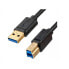 Фото #1 товара Кабель USB 3.0 A — USB B Unitek C14095BK-2M Чёрный 2 m