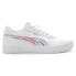 Фото #1 товара Puma Carina 2.0 Brushed Lace Up Womens White Sneakers Casual Shoes 39171801