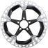 Фото #1 товара Shimano XTR RT-MT900-L Disc Brake Rotor - 203mm, Center Lock, Silver/Black