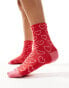 Фото #4 товара Accessorize heart socks in red