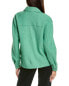 Renuar Wool-Blend Shirt Jacket Women's Green M