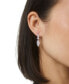 ფოტო #4 პროდუქტის Rhodium-Plated Cubic Zirconia Drop Earrings, Created for Macy's