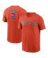 ფოტო #1 პროდუქტის Men's Alex Bregman Houston Astros Name and Number Player T-Shirt