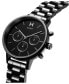 ფოტო #2 პროდუქტის Women's Nova Ceramic Black Bracelet Watch, 38mm