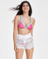 Фото #3 товара Juniors' 2.5" Scalloped Lace Cover-Up Shorts, Created for Macy's