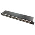 Фото #2 товара LogiLink Patch Panel 19" - RJ-45 - Cat6a - Black - Metal - Rack mounting - RJ45