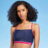 Women's Longline Square Neck Bikini Top - All in Motion™ Size M 8-10