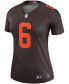 Фото #3 товара Women's Baker Mayfield Brown Cleveland Browns Alternate Legend Jersey