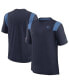 Фото #1 товара Men's Navy Tennessee Titans Sideline Tonal Logo Performance Player T-shirt