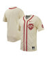 Фото #1 товара Men's Cream Ohio State Buckeyes Replica Full-Button Baseball Jersey