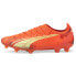 Фото #3 товара Puma Ultra Ultimate Firm GroundAg Soccer Cleats Mens Orange Sneakers Athletic Sh