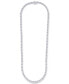 ფოტო #4 პროდუქტის Diamond Graduated (1/2 c.t. t.w.) 17" Statement Necklace in Sterling Silver, Created for Macy's