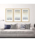 Фото #2 товара Paragon Sable Island Framed Wall Art Set of 3, 32" x 18"