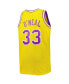 Фото #3 товара Men's 1990/91 Shaquille O'Neal Gold LSU Tigers Big and Tall Swingman Jersey