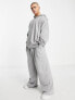 Фото #4 товара ASOS DESIGN super oversized hoodie in grey marl