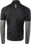 IQ BLUZA IMMO BLACK/GREY MELANGE L