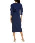 Kay Unger Angeline Midi Dress Women's Navy 2