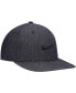 Фото #3 товара Men's Skateboard Heathered Black Faux Denim Snapback Hat