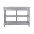 Sideboard DKD Home Decor 117 x 39 x 89 cm Grey Natural Paolownia wood MDF Wood