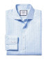 Фото #2 товара Charles Tyrwhitt Non-Iron Poplin Check Shirt Men's