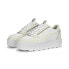 Фото #9 товара Puma Karmen Rebelle 38721208 Womens White Leather Lifestyle Sneakers Shoes