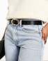 Фото #4 товара ASOS DESIGN croc double circle waist and hip belt