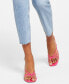 Women's FRAYED MOM JEANS