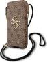 Guess Guess Torebka na telefon GUHCP12L4GPSBR 6,7" brązowy/brown 4G Metal Logo