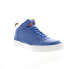 French Connection Dion FC7211H Mens Blue Leather Lifestyle Sneakers Shoes 9.5