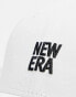 New Era 9forty branded cap in white