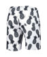 ფოტო #4 პროდუქტის Men's White Texas Longhorns Pineapples Swim Shorts