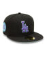 Фото #5 товара Men's Black Los Angeles Dodgers 1980 MLB All-Star Game Black Light 59FIFTY Fitted Hat