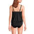 ფოტო #8 პროდუქტის Women's DDD-Cup Blouson Tummy Hiding Tankini Swimsuit Top Adjustable Straps