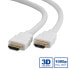 Фото #1 товара ROLINE HDMI High Speed Cable + Ethernet - M/M 3 m - 3 m - HDMI Type A (Standard) - HDMI Type A (Standard) - 10.2 Gbit/s - White