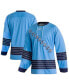 Фото #1 товара Men's Light Blue Pittsburgh Penguins Team Classics Authentic Blank Jersey