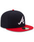 ფოტო #3 პროდუქტის Atlanta Braves Authentic Collection 59FIFTY Fitted Cap