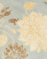 Floral print cushion cover