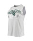 Women's Charcoal, White Michigan State Spartans Tank Top and Leggings Sleep Set
