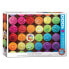 Puzzle 1000 Teile Cupcake-Regenbogen