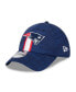 Фото #1 товара Men's Navy New England Patriots 2024 Sideline 39THIRTY Flex Hat