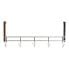 Door Coat Rack DKD Home Decor 8424001835256 Transparent Silver Metal 47 x 10 x 22 cm