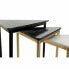 Фото #3 товара Набор из трех столиков DKD Home Decor Белый Чёрный Зеленый Позолоченный 68 x 46,5 x 53 cm