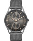 ფოტო #1 პროდუქტის Men's Holst Smoke-Tone Stainless Steel Mesh Bracelet Watch 40mm SKW6180