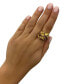 ფოტო #2 პროდუქტის Nude Diamond Sculptured Flower Statement Ring (1/2 ct. t.w.) in 14k Gold