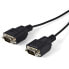 StarTech.com 2 Port FTDI USB to Serial RS232 Adapter Cable with COM Retention - Black - 2.1 m - USB 2.0 A - 2 x DB-9 - Male - Male