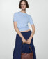 Women's Long Cotton Flared Skirt