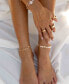 ფოტო #3 პროდუქტის Simple Gold Plated Chain Anklet