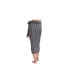 Фото #2 товара Women's Printed Stripe Long Sarong Skirt Swim Cover Up