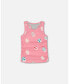 ფოტო #1 პროდუქტის Girl Organic Cotton Gathered Tank Top Bubble Gum Pink - Toddler|Child